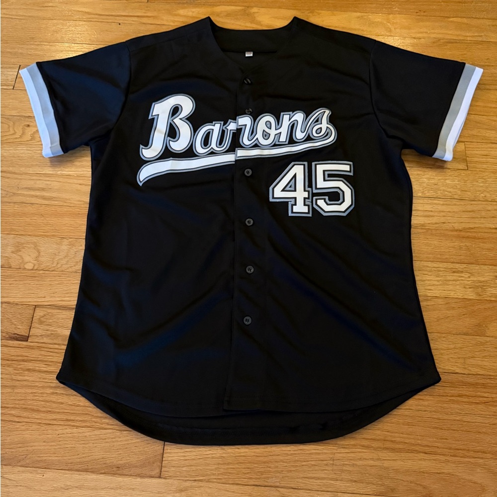 Black Barons Baseball Jersey Michael Jordan